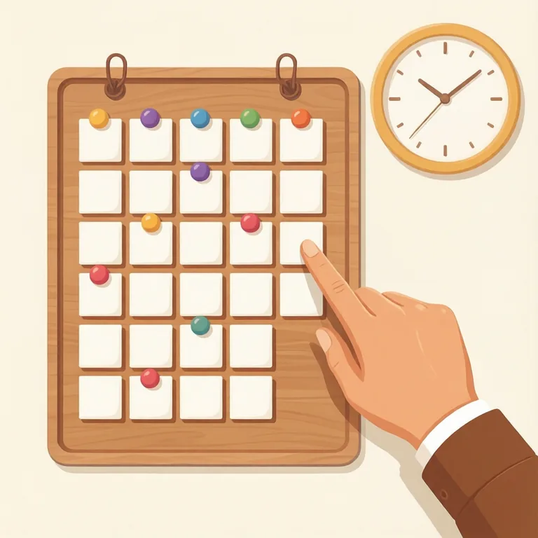 Picture: timetable